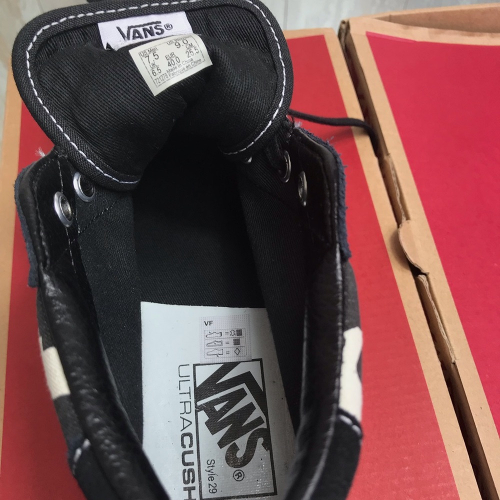VANS STYLE 29 Mid DX Anaheim Factory Cow Black W - Picture 8 of 8